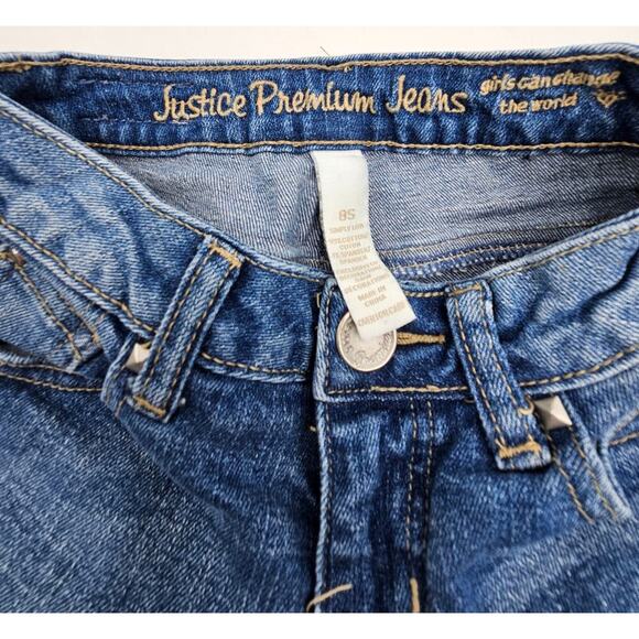 4 Pair Justice Girl's Size 8 Jeans/Jeggings - Picture 4 of 16